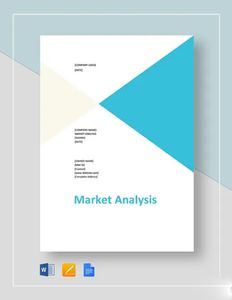 Download Blank Market Analysis Template for free