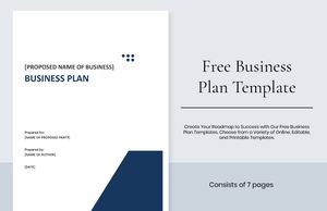 Download Business Plan Template for free