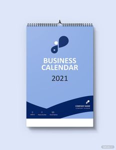 Download Free Simple Business Desk Calendar Template for free