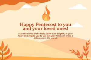 Download Pentecost Sunday Postcard for free