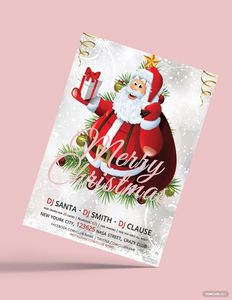 Download Modern Christmas Flyer Template for free
