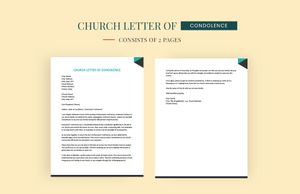 Download Church Letter Of Condolence for free
