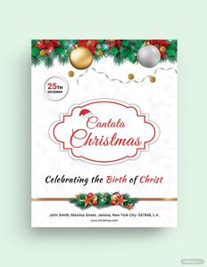 Download Christmas Church Flyer Template for free