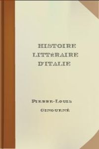 Download Histoire littéraire d'Italie • Tome troisième for free