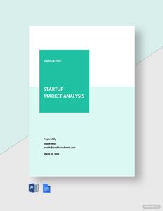 Download Startup Market Analysis Template for free