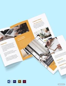 Download Trifold Business Agency Brochure Template for free