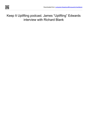 Download Keep IT Uplifting podcast guest Richard Blank Costa Ricas Call Center.pdf for free