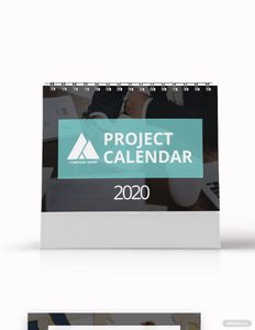 Download Project Desk Calendar Template for free