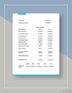 Download Real Estate Cash Flow Analysis Template for free