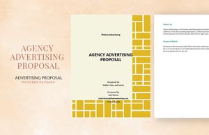 Download Agency Advertising Proposal Template for free