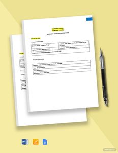 Download Brokers Open Feedback Form Template for free