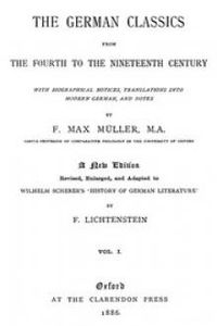 Download The German Classics from the Fourth to the Nineteenth Century, Vol. 1 • of 2 for free
