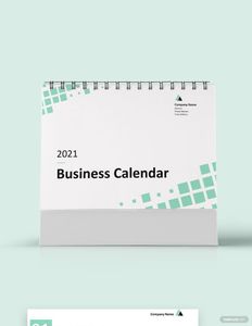 Download Sample Business Desk Calendar Template for free