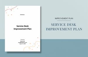 Download Service Desk Improvement Plan Template  for free