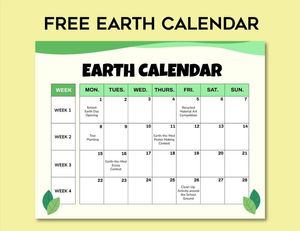 Download Earth Calendar for free