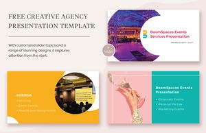 Download Creative Agency Presentation Template Sample for free
