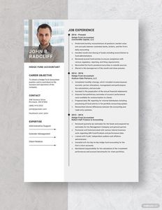Download Hedge Fund Accountant Resume for free
