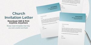 Download Church Invitation Letter for free