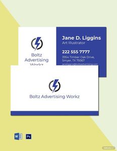 Download Simple Agency Business Card Template for free