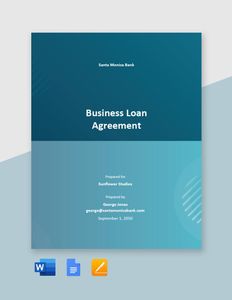 Download Basic Business Loan Agreement Template for free