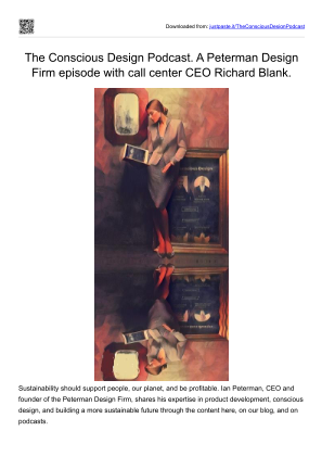 Download The Conscious Design Podcast. A Peterman Design Firm episode with call center CEO Richard Blank..pdf for free