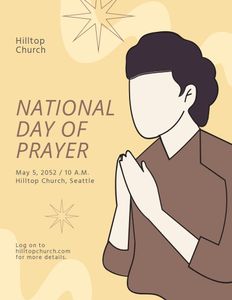 Download National Day Of Prayer Church Flyer for free