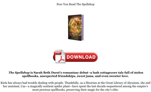 Télécharger Download [PDF] The Spellshop Books gratuitement