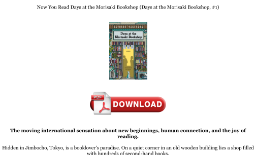 Download [PDF] Days at the Morisaki Bookshop (Days at the Morisaki Bookshop, #1) Books را به صورت رایگان دانلود کنید