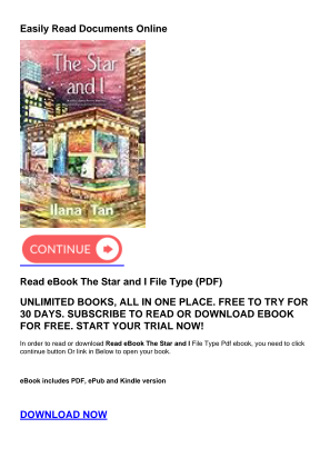 Download Read eBook The Star and I for free