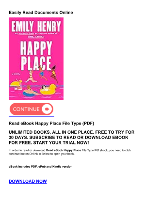 Download Read eBook Happy Place for free