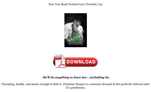 Télécharger Download [PDF] Twisted Lies (Twisted, #4) Books gratuitement