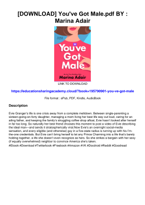 Download [DOWNLOAD] You've Got Male.pdf BY : Marina Adair for free