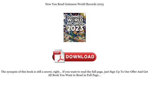 Descargar Download [PDF] Guinness World Records 2023 Books gratis