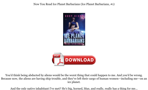 Download [PDF] Ice Planet Barbarians (Ice Planet Barbarians, #1) Books را به صورت رایگان دانلود کنید