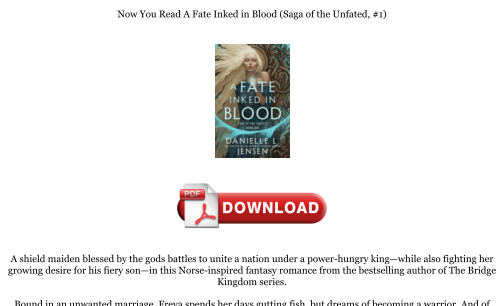 Baixe Download [PDF] A Fate Inked in Blood (Saga of the Unfated, #1) Books gratuitamente