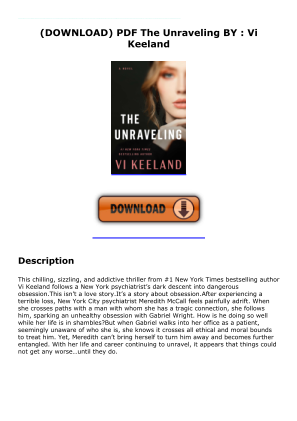 Unduh (DOWNLOAD) PDF The Unraveling BY : Vi Keeland secara gratis