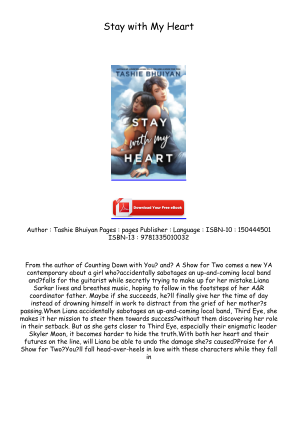 Download Get [EPUB/PDF] Stay with My Heart Full Page for free