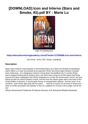 [DOWNLOAD] Icon and Inferno (Stars and Smoke, #2).pdf BY : Marie Lu را به صورت رایگان دانلود کنید