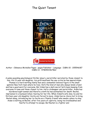 Download Read [PDF/EPUB] The Quiet Tenant Free Read for free