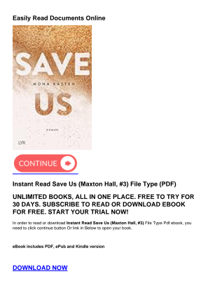 Descargar Instant Read Save Us (Maxton Hall, #3) gratis