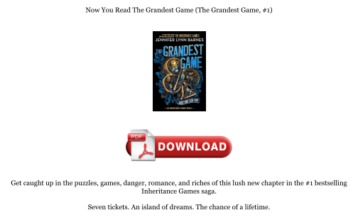 Baixe Download [PDF] The Grandest Game (The Grandest Game, #1) Books gratuitamente