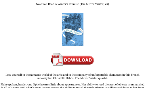 Télécharger Download [PDF] A Winter's Promise (The Mirror Visitor, #1) Books gratuitement