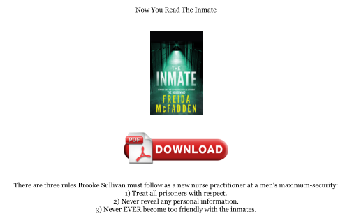 Download Download [PDF] The Inmate Books for free