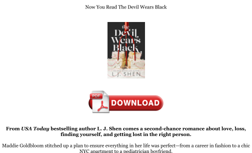 Download [PDF] The Devil Wears Black Books را به صورت رایگان دانلود کنید