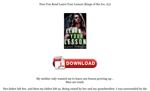 Unduh Download [PDF] Learn Your Lesson (Kings of the Ice, #3) Books secara gratis