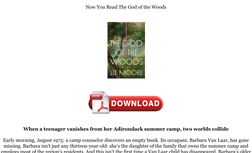 Télécharger Download [PDF] The God of the Woods Books gratuitement