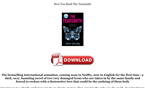 Descargar Download [PDF] The Tearsmith Books gratis