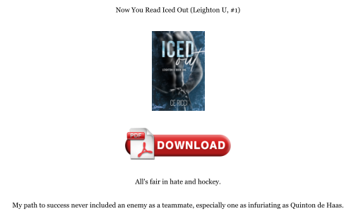 Baixe Download [PDF] Iced Out (Leighton U, #1) Books gratuitamente