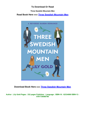 Unduh LINK download PDF Three Swedish Mountain Men pdf By Lily Gold.pdf secara gratis