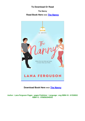 Unduh LINK epub DOWNLOAD The Nanny pdf By Lana Ferguson.pdf secara gratis